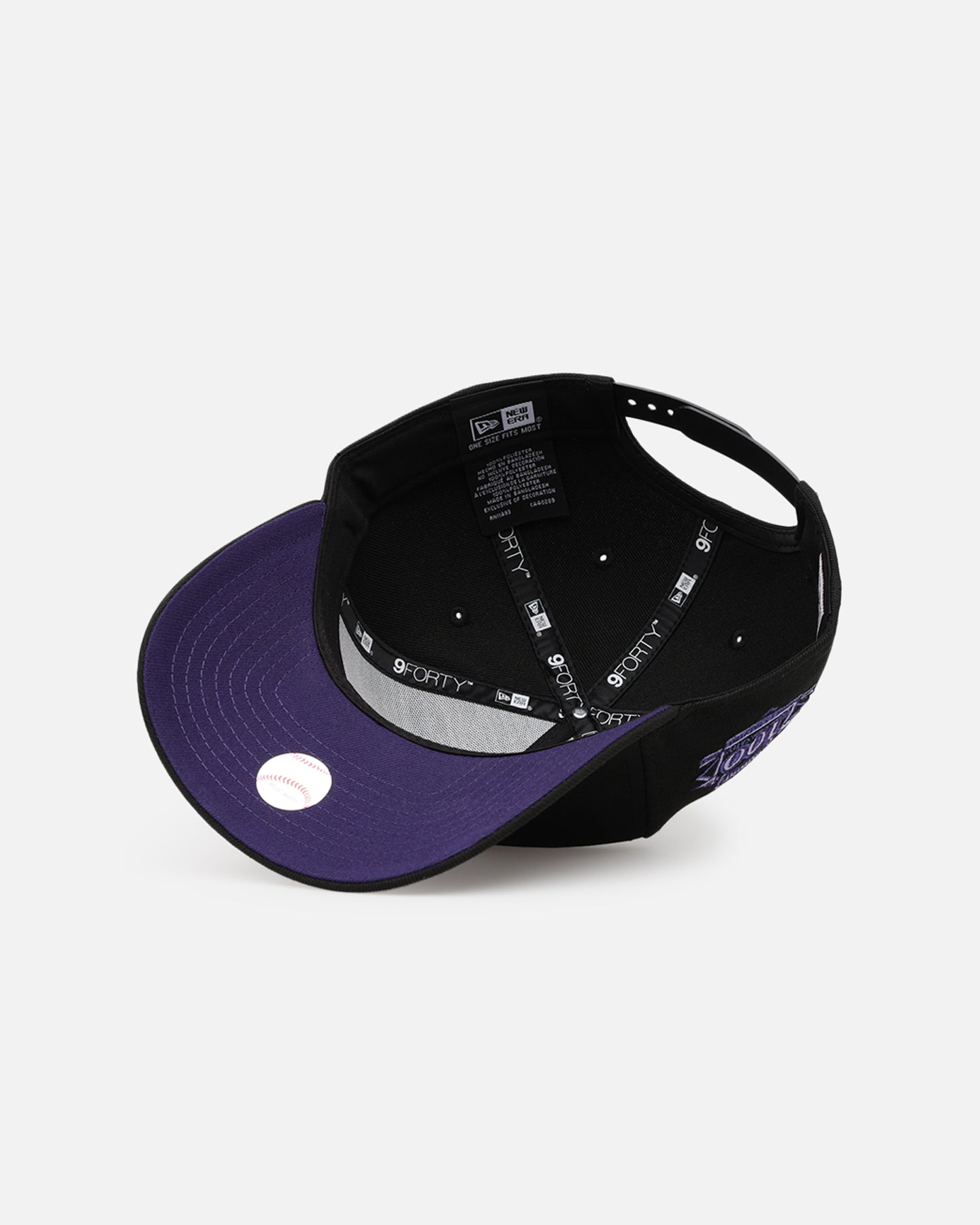 New Era New York Yankees 'Purple Haze' 9FORTY A-Frame Snapback Black/Purple