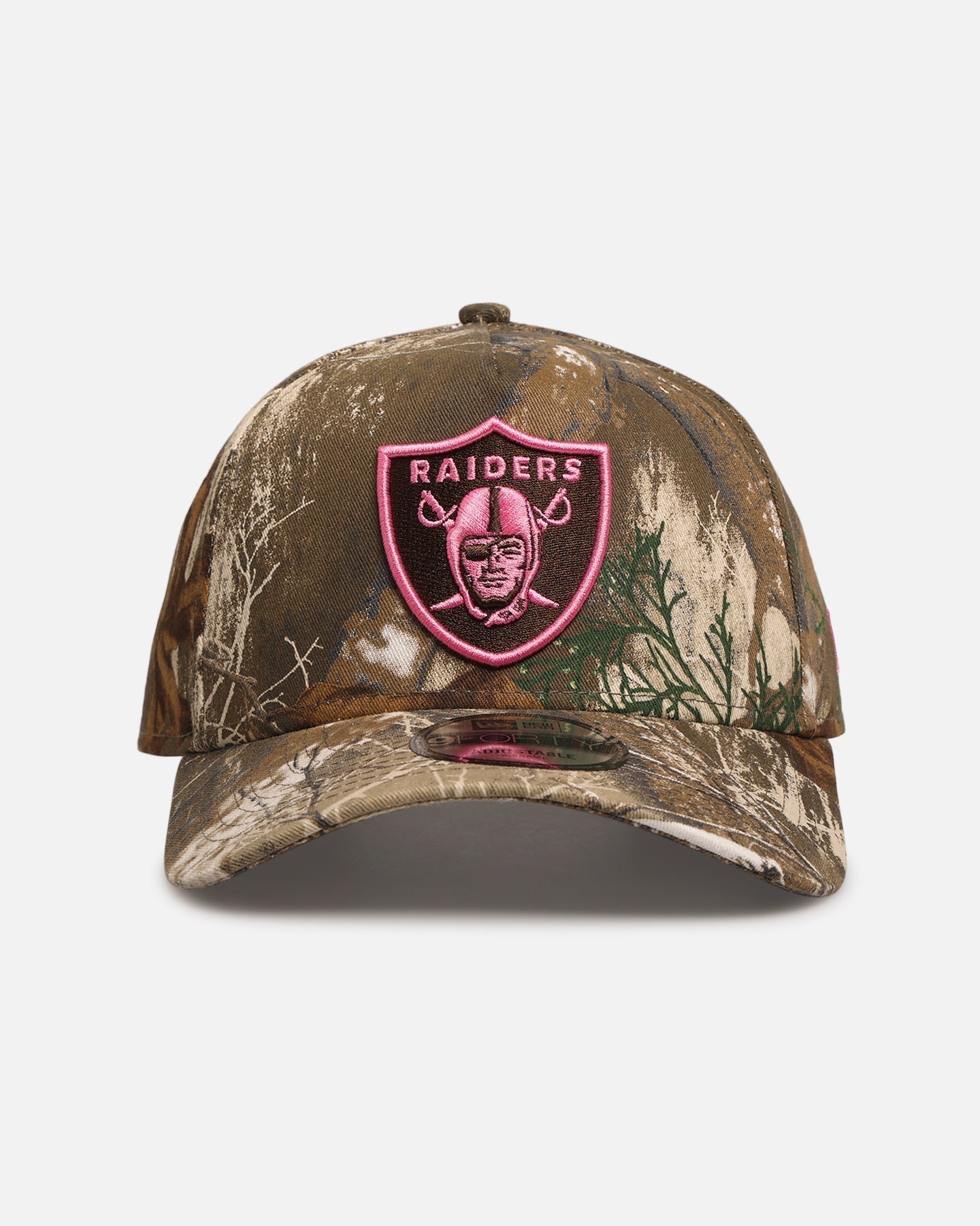 New Era Las Vegas Raiders 'Realtree Pink' 9FORTY A-Frame Snapback Real Tree/Pink