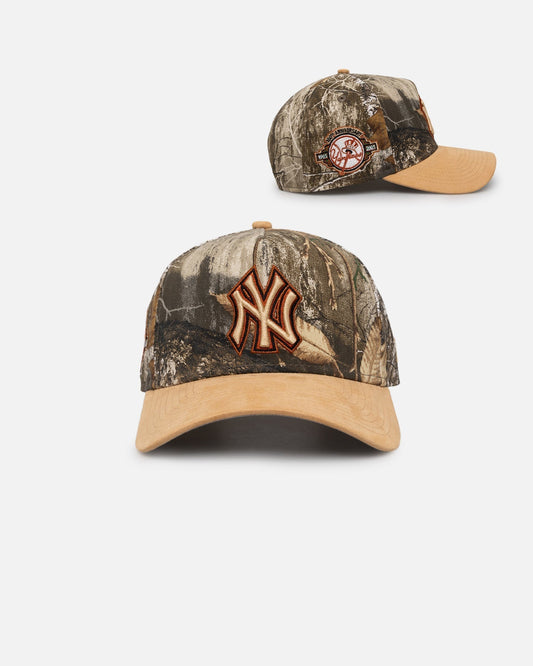 New Era New York Yankees 'Real Tree Tan Suede' 9FORTY A-Frame Snapback Real Tree
